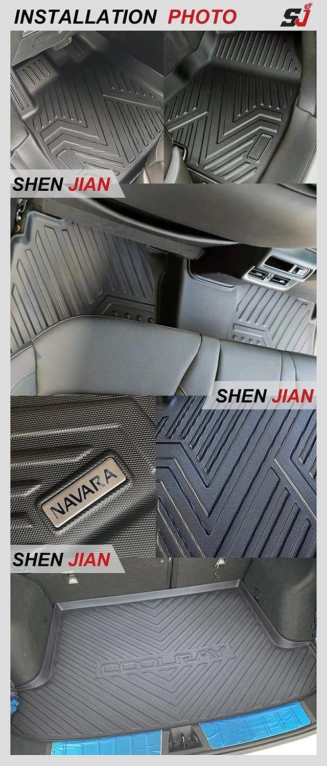 Custom Full Set TPV LHD 3D Mattings Car Floor Mat for 2018-2021 D-Max