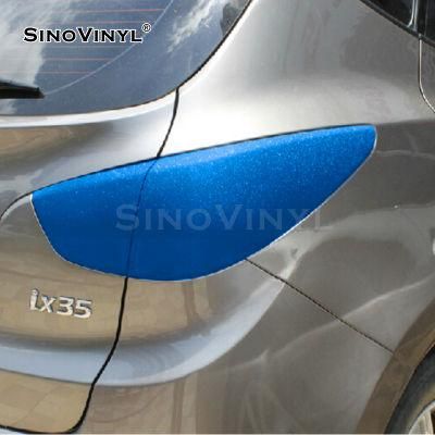 SINOVINYL Hot Selling Cheap Price Glitter Car Headlight Film Light Wraps Carlight Tint Film
