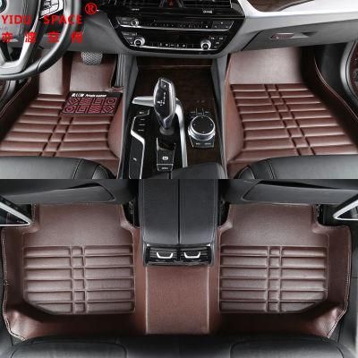 Wholesale Coffee Waterproof Wear Anti Slip 5D Car Foot Mat