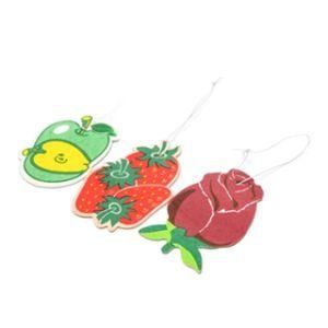 Auto Paper Hanging Car Freshener Scented Fragrance Fruit Flavor