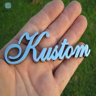 Customized Embossed Car Sticker Emblems with 3m Glue Adhesive