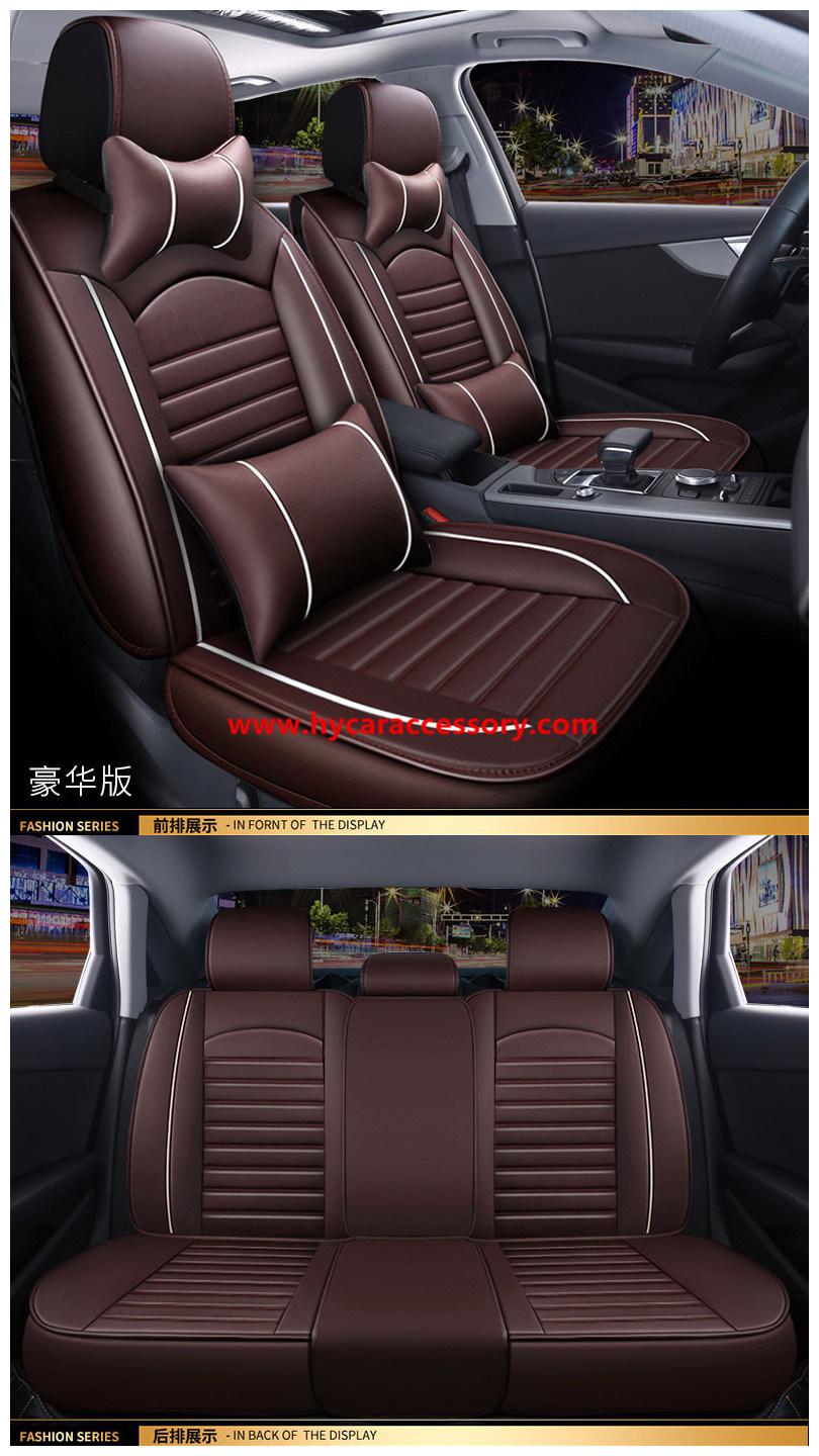 Car Accessories Car Decoration Car Seat Cover Universal Black Pure Leather Auto Car Seat Cushion