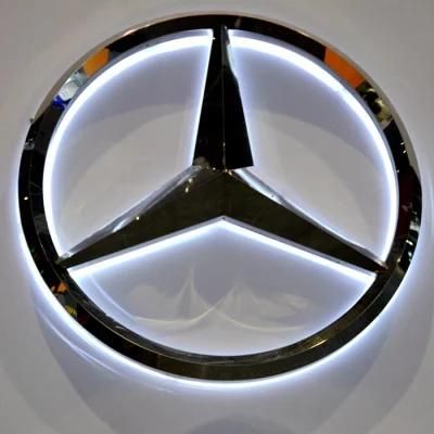 Car Dealership Customized Wall Acrylic LED Car Logo