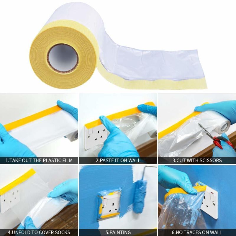 Tape and Drape, Assorted Masking Paper for Automotive Painting Covering