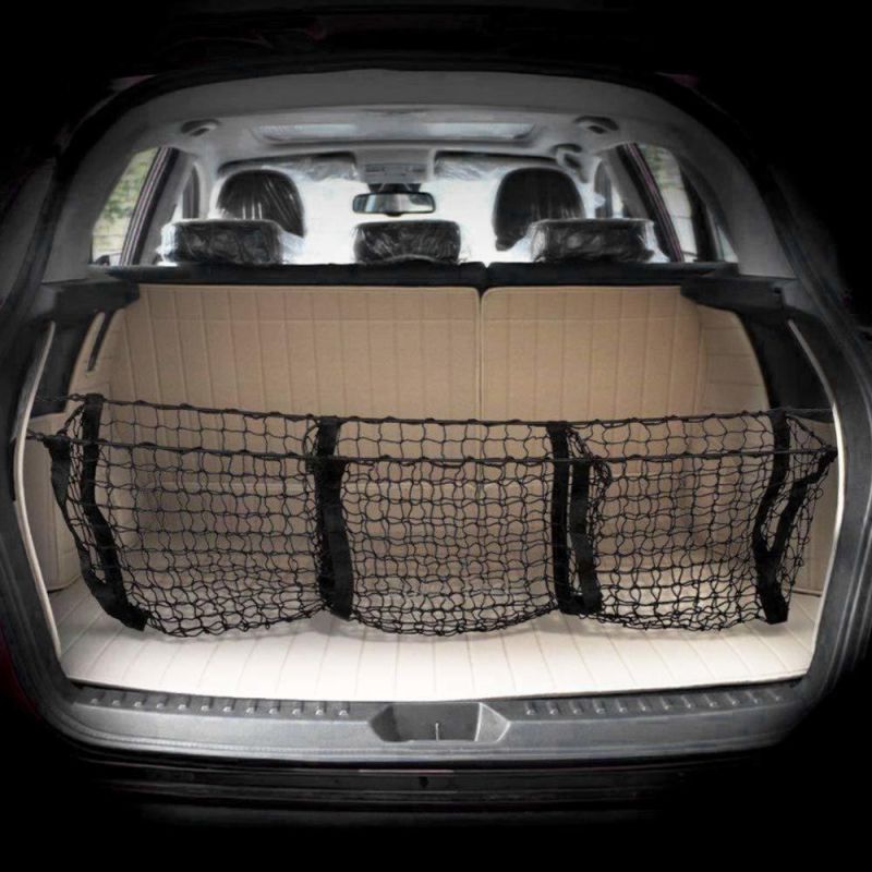 Trunk Cargo Net Organizer with 3 Pocket