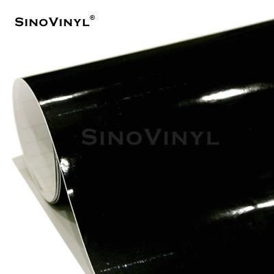 SINOVINYL Air Bubble Free Car Sunroof Wrap Vinyl Film Gloss Black 3 Layers Protective Film
