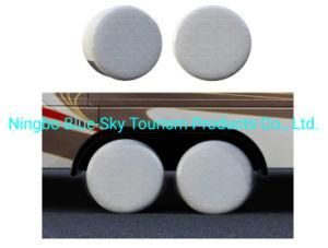 Set of 4 - Waterproof Aluminum Film Tire Cover Protectors with Cotton Lining &amp; Straps, Fits Tire Diameters 30&quot; to 32&quot;