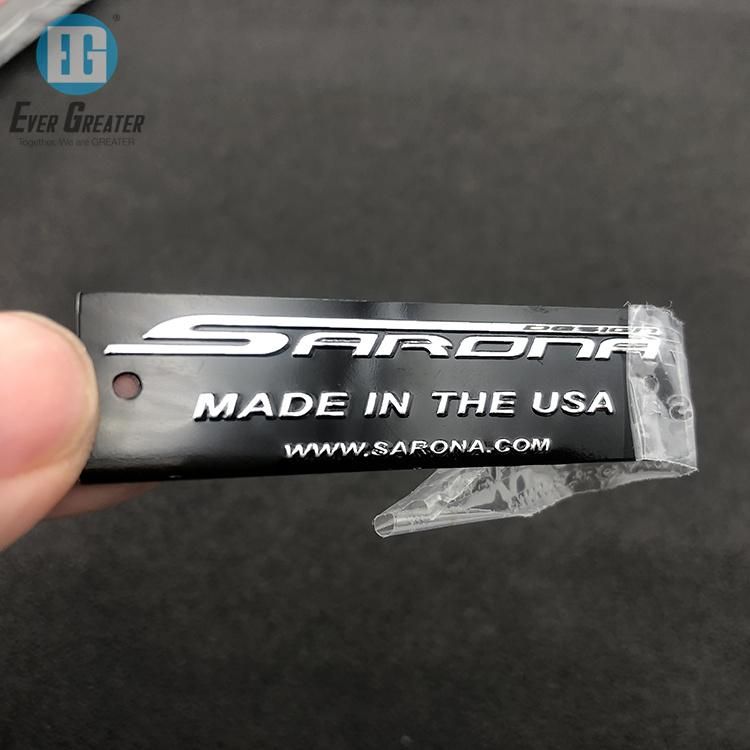 Custom Furniture Label Metal Aluminum Sticker