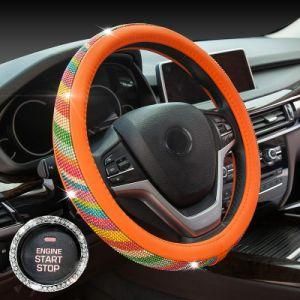 Luxury Crystal Diamond Car Steering Wheel Cover
