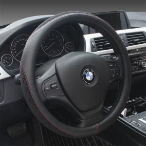 Universal 15 Inch Durable Microfiber Leather Car Steering Wheel Cover