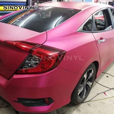 SINOVINYL Free Sample PVC Computer Decoration Sticker Black Chrome Ceramics Vinyl For Car Full Body