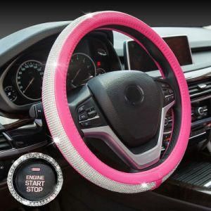 Rhinestones Crystal Steering Wheel Covers Protector