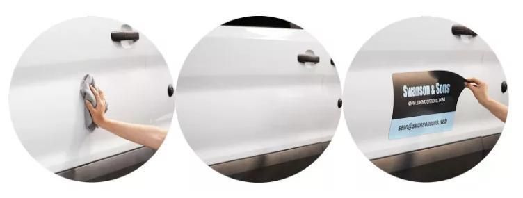 Flexible Super Strong Rubber Magnetic Bumper Sticker for Car