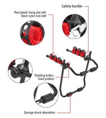 2-Bike Bicycle Car Racke Carrier Bike Trunk Rack on Car