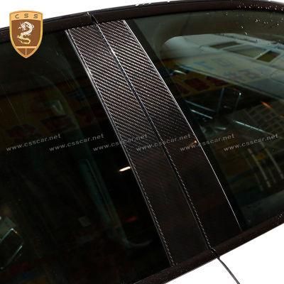 for Pors-Che Panamera 970 3K Twill Weave Carbon Fiber Window Column 2011-2016