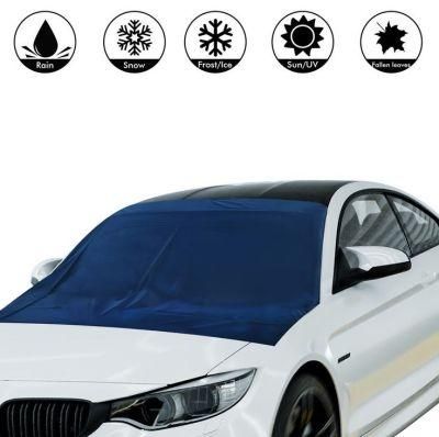 Waterproof Car Cover Breathable Half Top Windscreen Anti UV Snow Dust Sun Shade Protection Snow Protector