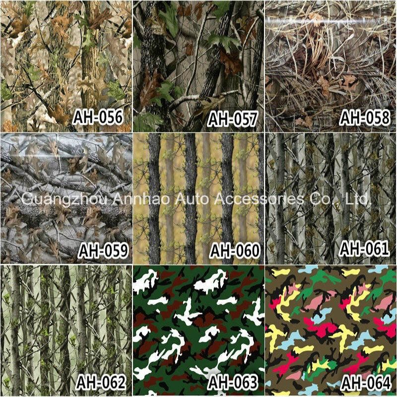 1.52*28m Tree Leaf Camouflage Vinyl Bomb Vinyl Sticker with Air Release