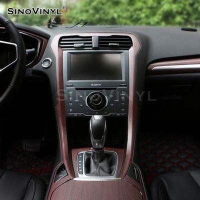 SINOVINYL Self Adhesive Paper Furniture Decoration PVC Wooden Grain Car Wrap Vinyl Film