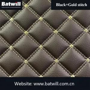 Embroidery Leather Raw Materials in Rolls for Car Mats