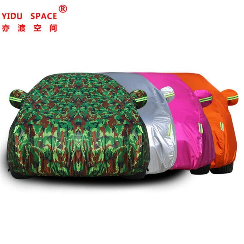 Wholesale Camouflage Portable Sunproof Waterproof Folding Oxford Sunshade Auto Cover