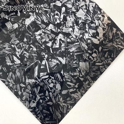 SINOVINYL Glossy Forging Carbon Fiber Vinyl Wrap Film Car Vinyl Bubble Free For Wrapping