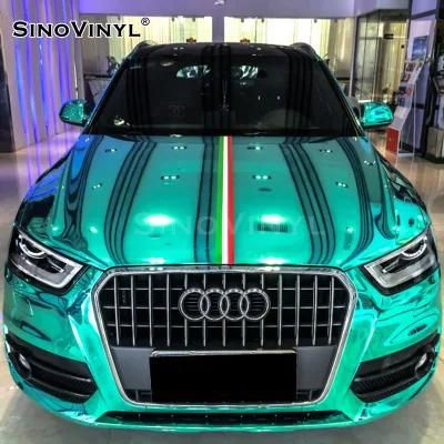 SINOVINYL Shining Film Hot Sale Color Reflective Chrome Mirror Car Vinyl Film Car Wrap Sticker