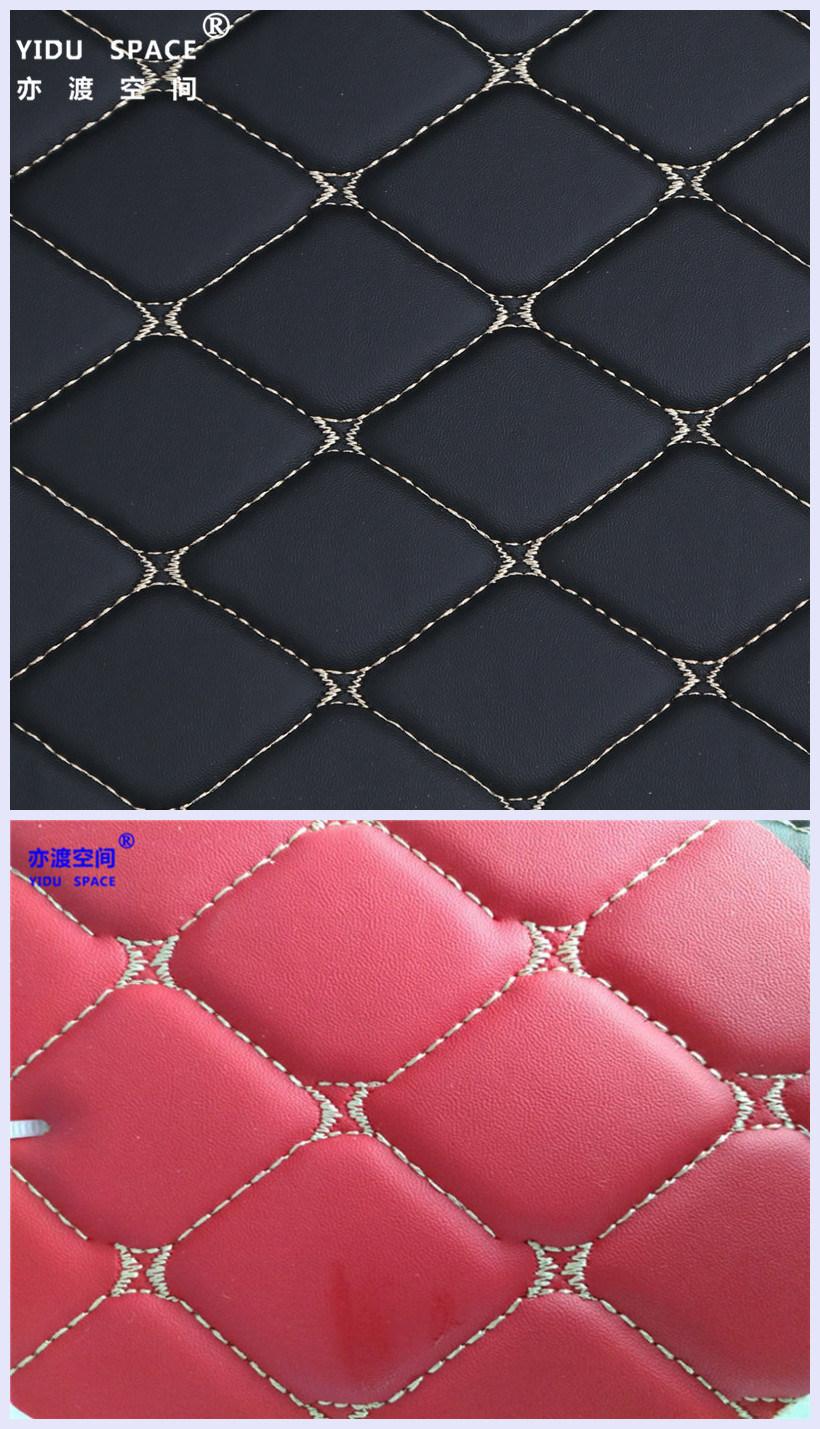 Wholesale Car Accessory PU Leather Black 5D Anti Slip Auto Car Foot Mat Car Floor Mat Car Mat