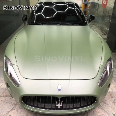 SINOVINYL Fast Shipping Super Matt Cement Grey PVC Vinyl Car Wrap Auto Paint Protective Film