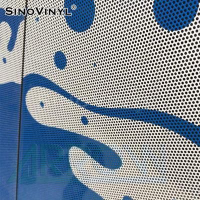 SINOVINYL Printing Self Adhesive Sticker One Way Vision Vinyl