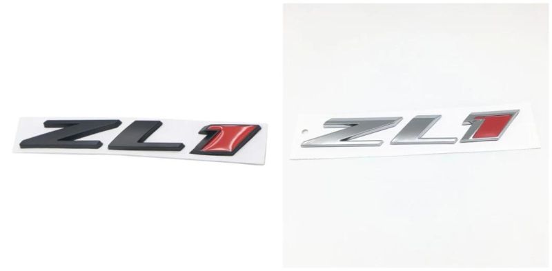 Zl1 for Chevrolet Silverado Chevy Camaro Emblem Fender Badge Decal Sticker Logo Car Accessories Car Parts Gmc Sierra Decoration ABS Plastic Emblem