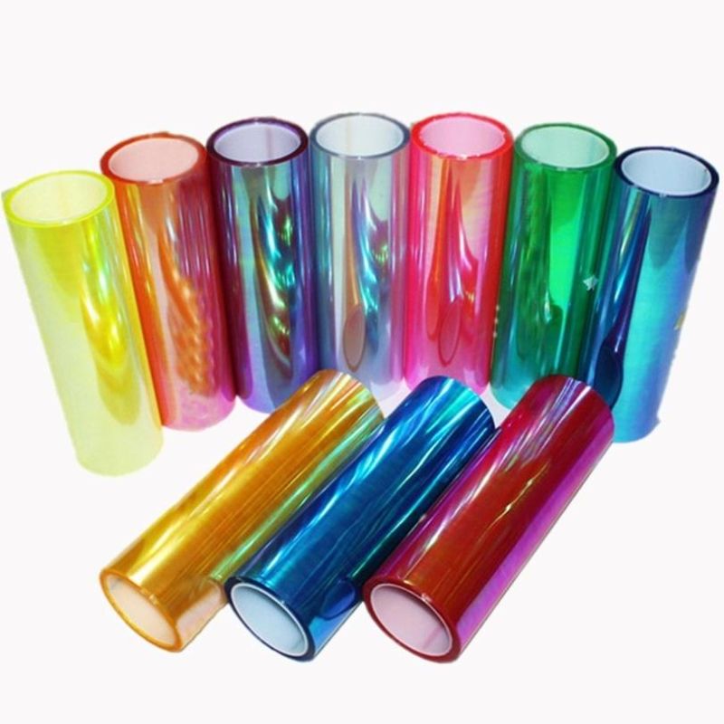Idealmax Car Wrap Headlight Tint Film Chameleon Orange Color