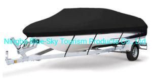 Heavy Duty Waterproof Trailerable Boat Cover Fit V-Hull Tri-Hull Fishing Ski PRO-Style Bass Boats, Full Size