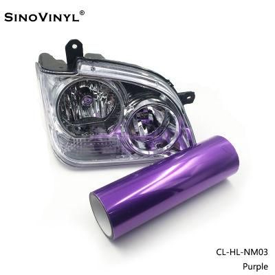 SINOVINYL Factory Direct Selling Auto Light Color Change Vinyl Car Tint Film Headlight Vinyl Wrap
