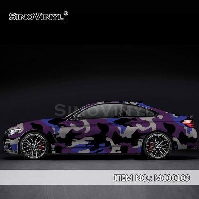 SINOVINYL Hot Sell Color Full Camouflage Vinyl Silkscreen Film Rolls Wholesale Car Sticker