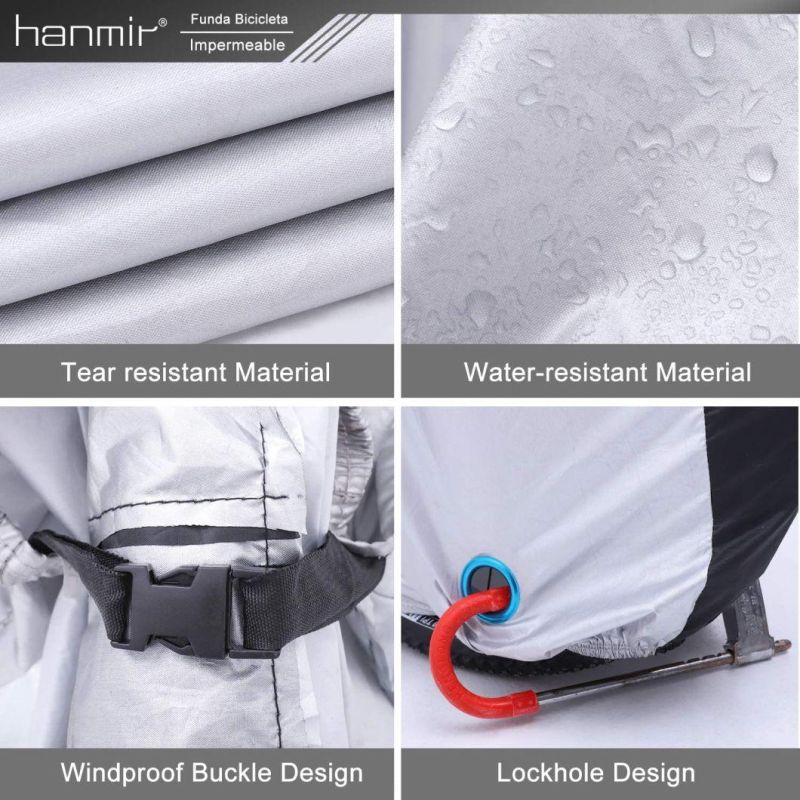 Secure Polyester Bicycle Cover - Waterproof Dustproof Sunproof - Long-Lasting