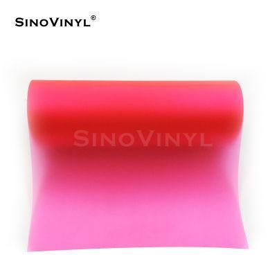 SINOVINYL 0.3x9M HL-GL01 Pink Glitter Car Film Headlight High Flexible Polymeric Pvc Film Protection Vinyl