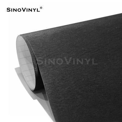 SINOVINYL Wholesale Price Aluminum Brushed Vinyl Rolls Car Wrapping Sticker Film