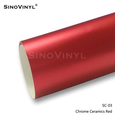 SINOVINYL Chrome Matte Ceramics Purple Graphics Protecting Original Paint Car Skin Decorations Vinyl