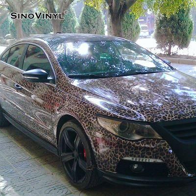 SINOVINYL Hot Selling Car Body Design Sticker Vehicle Vinyl Wrap Roll Animal Film