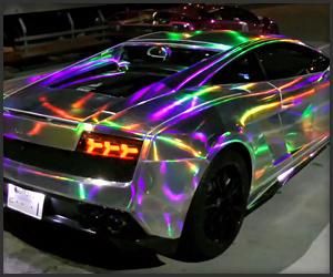 1.52*18m Size Holographic Vinyl Car Body Wrapping Vinyl Sticker