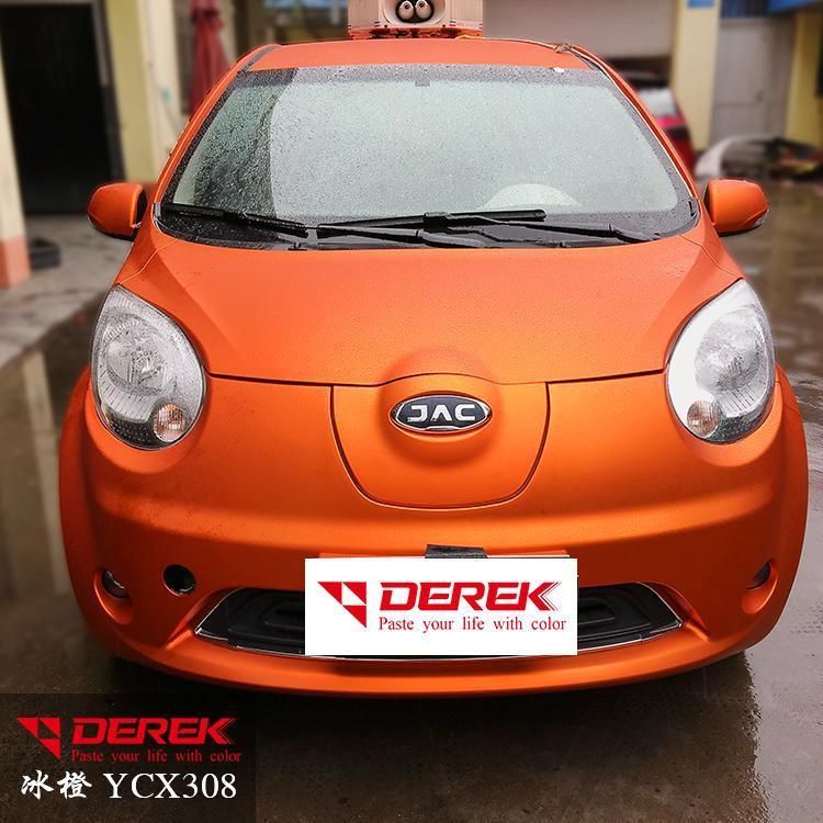Hot Sale Product 1.52*18m Matte Chrome Air Bubble Free Car Wrap Vinyl Film
