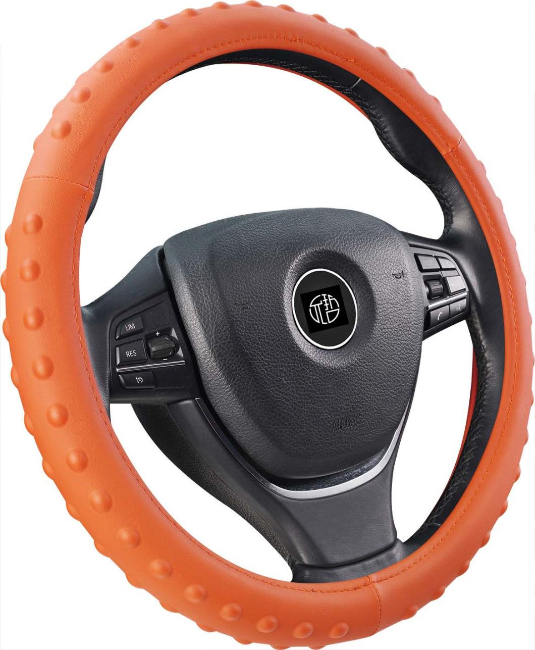 Massage Grip Colorful Anti Skid Soft Touch PVC Steering Wheel Covers