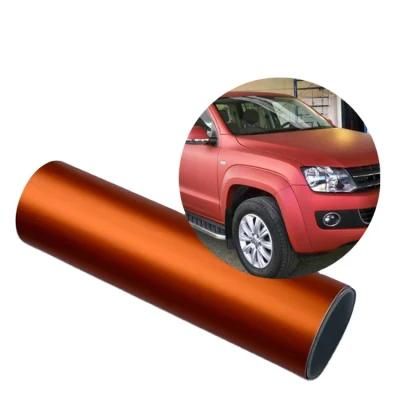 Factory Price Air Bubble Free Matt Chrome Metallic Car Wrapping Sticker