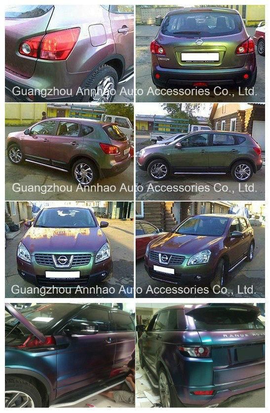 1.52*28m Full Car Wrapping Vinyl Air Bubble Wrap Chameleon Film Vinyl Wrap