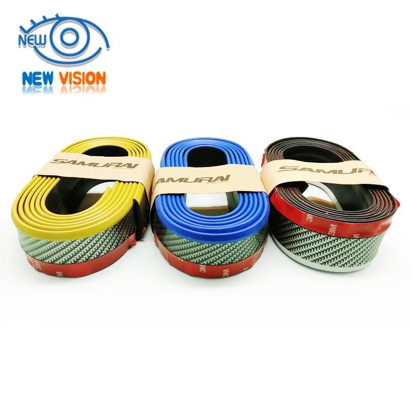 Durable Auto Front Bumper Lip Protector Rubber Protective Strips