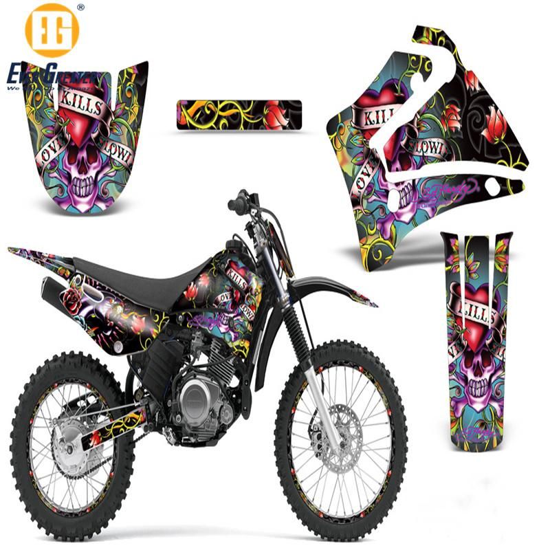 Customized Full Color Motocross Stickers OEM Service
