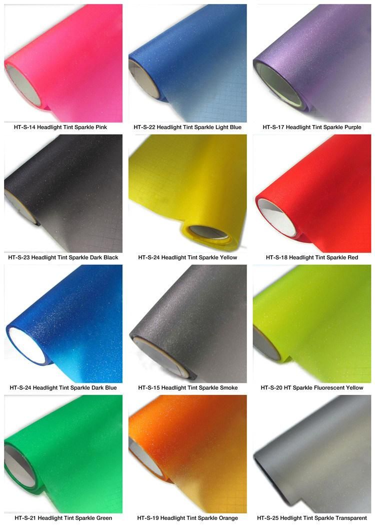 Glitter Sparkle Taillight Headlight Tint Film for Auto Car