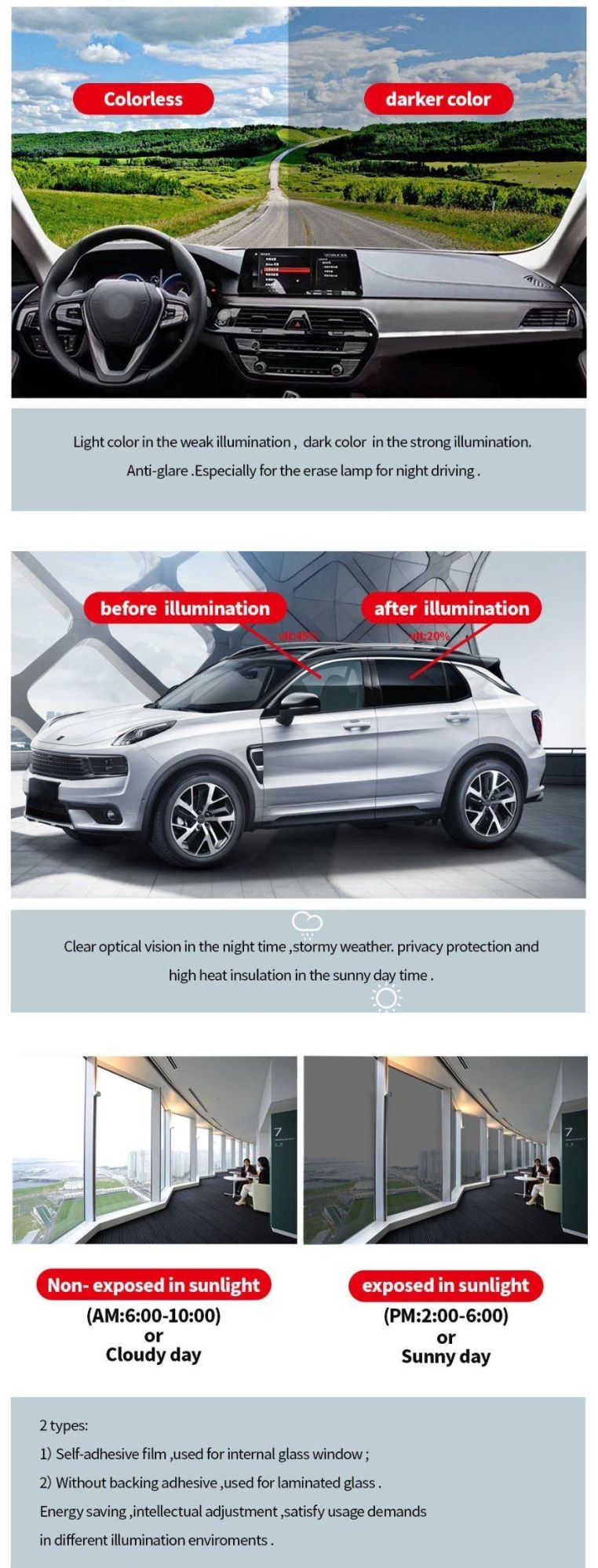 Heat Resistant Skin Care Uvr100% Ceramic Solar Window Film Car Window Glass Solar Tint Film Ceramic Film