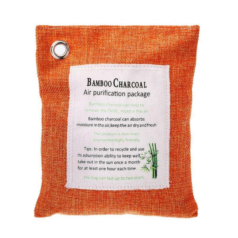 Natural Bamboo Charcoal Captures Bag Natural Air Purifying Bag BPA Free