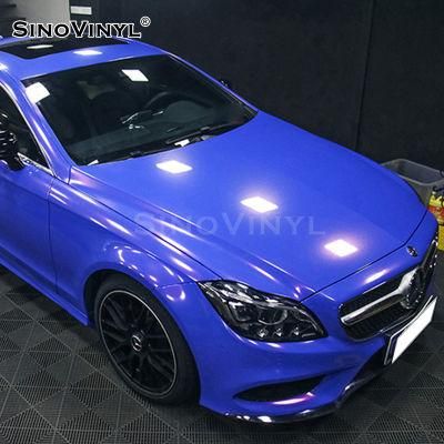 SINOVINYL High Quality Popular Removable Diamond Crystal Gloss Film Car Sticker Auto Vinyl